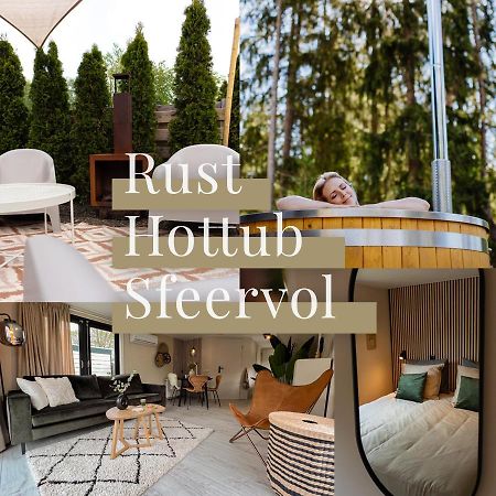 Bosrijk Chalet - Hottub - Veluwe Putten Exteriér fotografie