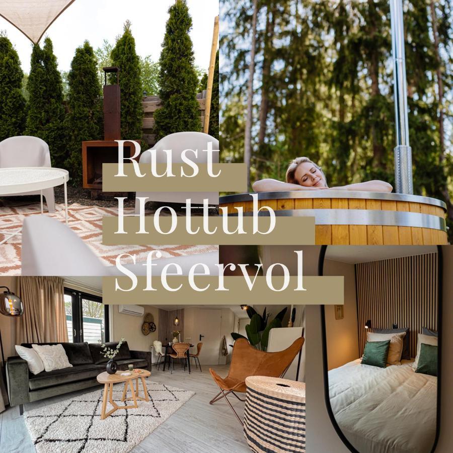 Bosrijk Chalet - Hottub - Veluwe Putten Exteriér fotografie